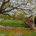herrs mill and covered bridge